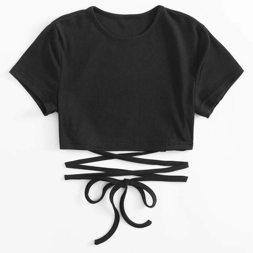 Black Crop Top